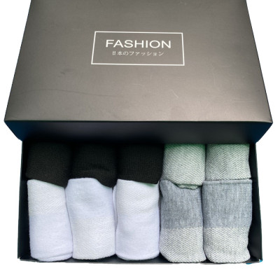 Hộp 10 Đôi Tất Chống Hôi Chân Hàng Xuất Nhật Loại vải dày ( Hộp Fashion ) [Sunzin Thông khí]