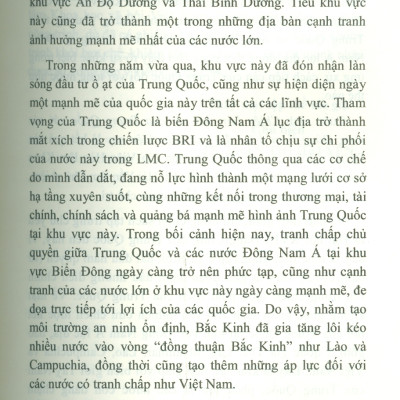 Chiến Lược Kết Nối Của Trung Quốc Với Các Nước Đông Nam Á Lục Địa Giai Đoạn Hiện Nay (Sách chuyên khảo) - Viện Hàn lâm Khoa học Xã hội Việt Nam - Viện Nghiên cứu Trung Quốc - TS. Trần Thị Hải Yến chủ biên