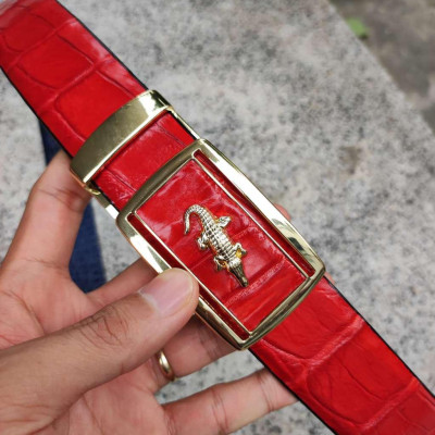 Dây lưng Cá sấu cho nam bụng bia. Bản rộng 4cm rất chắc chắn!