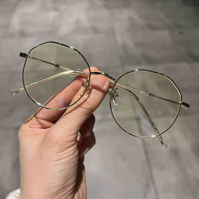Kính kim loại Korea dáng lục lăng cho nam nữ
