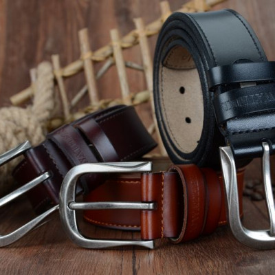 Thắt Lưng Da Bò Chính hãng COWATHER XF011 Nâu