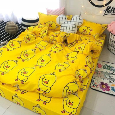 Bộ ga và vỏ chăn cotton Sweet Love VSL1052 ( 5 món )