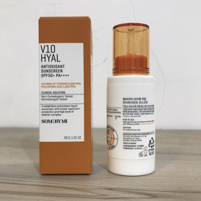 Kem Chống Nắng Some By Mi V10 Hyal Antioxidant Suncreen SPF 50+ PA++++ 40g