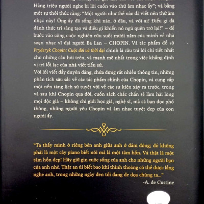 Fryderyk Chopin - Cuộc Đời Và Thời Đại - Alan Walker - nhiều dịch giả - (bìa cứng áo ôm)