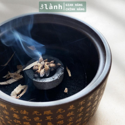 Than Hoạt Tính Xông Đốt Trầm Hương 3 Lành Dạng Viên Ống 10 Viên An Toàn Sức Khỏe Ít Khói Không Mùi