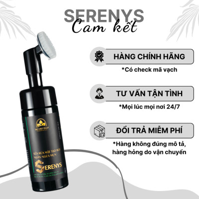 [Chính Hãng] Sữa rửa mặt tạo bọt dưỡng ẩm ngăn ngừa viêm mụn Serenys 150ml