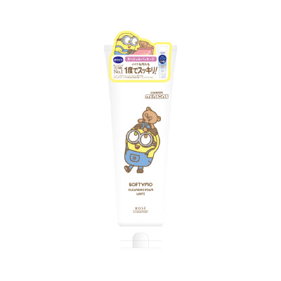 Phiên Bản Giới Hạn Minions Sữa Rửa Mặt Tẩy Trang Dưỡng Trắng Da Kose Softymo Cleansing Foam 190 G