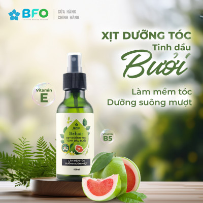 Xịt Dưỡng Tóc Tinh Dầu Bưởi Mọc Tóc Phục Hồi Tóc BFO Behair 100ml Dưỡng Tóc Hỗ Trợ Mọc Tóc
