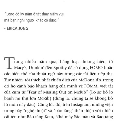 Đừng Sợ Lỡ Cuộc Chơi - Fear Of Missing Out