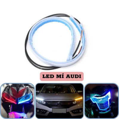 Bộ 2 Dây Đèn LED Mí Xinhan Kiểu Audi Hiệu Ứng Đèn Độc Đáo - Đồ Chơi Xe Máy và Ô Tô Loại Tốt