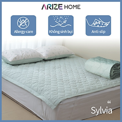 Tấm Bảo Vệ Nệm Arize Vải Microfiber Sylvia Green 1.1mx2.1m, 1.6mx2.1m, 1.8x2.1m