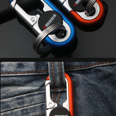 Móc Khóa Đeo Lưng Quần Nam Xe Máy Omuda Hàn Quốc INOX Cao Cấp K3746