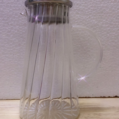 BÌNH ĐỰNG NƯƠC THỦY TINH CAO CẤP CHỊU NHIỆT LÊN TỚI 400 ĐỘ  ĐÁY BẰNG 1,6L - ANTH287