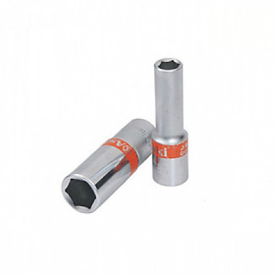 Đầu tuýp dài 1/2" 6 cạnh cao cấp 19mm Asaki AK-6558