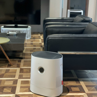 Máy Lọc Không Khí Tạo Ẩm BONECO H320 Xông Tinh Dầu Phòng Ngủ, Lọc Bụi, Kháng Vi Khuẩn, Tạo Độ Ẩm Không Khí, Kết Nối Blutooth Điều Khiển Từ Xa (50m2) - Hàng Chính Hãng