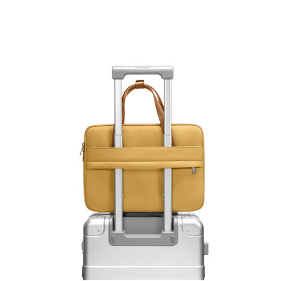 Túi Đeo Chéo dành cho Macbook 13”/14”, Ultrabook 13″ TOMTOC (USA) Premium Theher Shoulder Bag - H22C1 - Hàng Chính Hãng