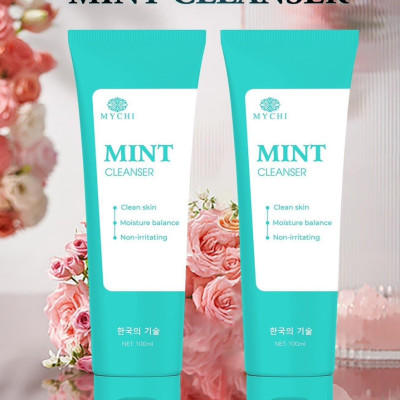 (mới)5 LỌ Sữa rủa mặt Mychi mint cleanser phiên bản to 100ml gấp 3,5 lần