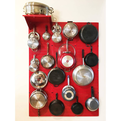 Bảng Treo Đồ Nghề Pegboard Cơ Khí SMLIFE S1 Red