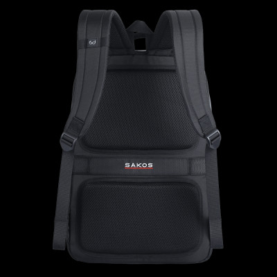Ba Lô Laptop Hero - 15.6 Inch - Sakos ASBP32KBZMG9 - Đen Phối Nâu