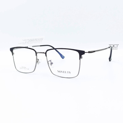 GỌNG KÍNH CẬN NAM NỮ, KIỂU EYEBROWN THANH LỊCH, CHÍNH HÃNG NOVELTY NM3015