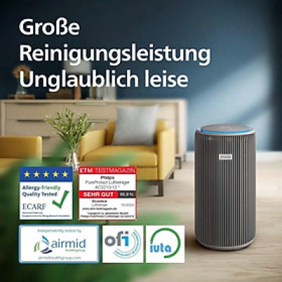 Máy lọc không khí Philips AC3210/12 130m2 hàng chính hãng