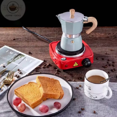 Bếp điện từ mini nhỏ gọn để bàn pha trà cafe pha sữa rất tiện giao màu ngẫu nhiên