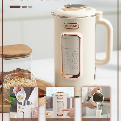 [Hàng Chính Hãng] Máy Làm Sữa Hạt DrHomie AN60 - Phiên Bản Chống Khê, Chống Trào Hàng Đầu Việt Nam - Bảo Hành 12 Tháng