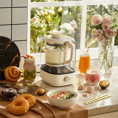 Máy Làm Sữa Hạt Cách Âm Bear PBJ-B10U5 8 Chức Năng Xay Nấu - Hàng Nhập Khẩu