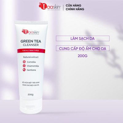 Sữa rửa mặt trà xanh Laaskin làm sạch và cung cấp độ ẩm cho da 200g
