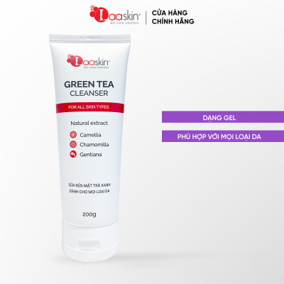 Sữa rửa mặt trà xanh Laaskin làm sạch và cung cấp độ ẩm cho da 200g