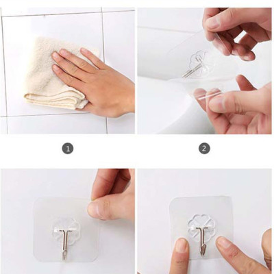 Combo 30 móc treo dán tường siêu dính siêu bền