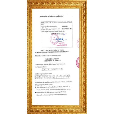 Combo Sữa Rửa Mặt Love Nature 50ML + Tẩy Tế Bào Chết Love Nature 100ML + Serum Tảo Biển Love Nature 15ML GOLDEN LIFE ONE