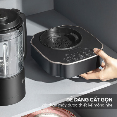 Máy làm sữa hạt Elmich CBE 3904 OL, công suất 800W, 7 chế độ nấu được thiết lập sẵn, lưỡi dao 3 tầng 8 cánh giúp xay nhuyễn - Hàng chính hãng