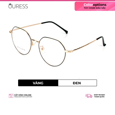 Gọng kính hợp kim thời trang nam nữ siêu nhẹ siêu bền OURESS 8915
