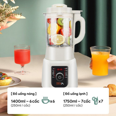 Máy làm sữa hạt, máy xay sinh tố đa năng dung tích 1,75 lít hàng chính hãng