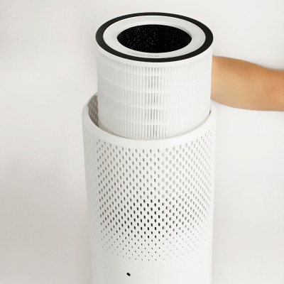 Máy Lọc Không Khí Lock&Lock ENP126WHT - Hàng Chính Hãng, Tặng Kèm Ống Hút Và Cọ Rửa