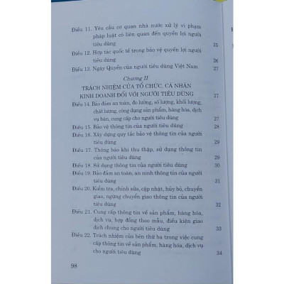 Sách - Luật Bảo Vệ Quyền Lợi Người Tiêu Dùng - NXB Chính Trị Quốc Gia