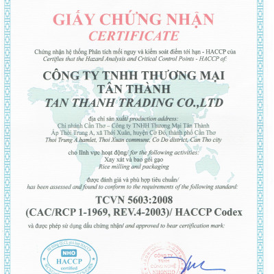 Gạo Hoa Lúa Trắng - Túi 2kg - Dẻo vừa, mềm cơm, thơm nhẹ