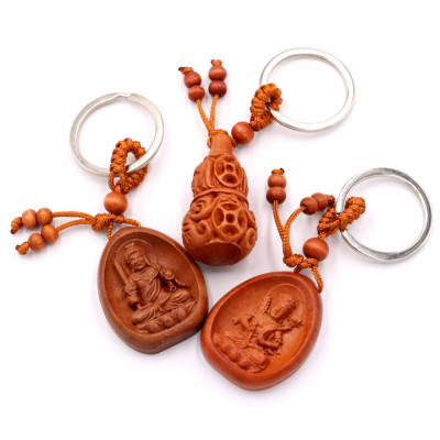 Combo 3 móc khóa Phật Bất Động Kim Cang Minh Vương - Hư Không Tạng - Hồ Lô Phong Thủy - bình an, may mắn