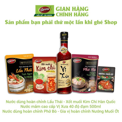 Gia Vị Thịt Kho Tàu Barona 80g ướp ngon chuẩn vị không cần nêm nếm