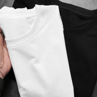 100% Cotton Áo Thun Nam Nữ Chất Vải Mịn, Mát, Thấm Hút Mồ Hôi