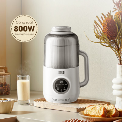 Máy làm sữa hạt đa năng Lebenlang LBL1789, công suất 800W, dung tích 1200ml, tiết kiệm thời gian, bảo hành 2 năm - hàng chính hãng