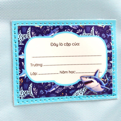 Ba Lô Chống Gù Cá Mập Siêu Nhẹ - Thiên Long BP-020 - Xanh Biển