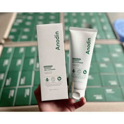 Gel rửa mặt sạch sâu dành cho da dầu mụn, nhạy cảm Ph 5.5 Anodin KavaKava Calming 150ml