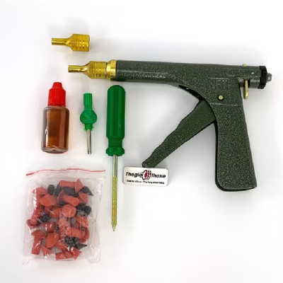 Dụng cụ vá lốp không săm vá vỏ không ruột xe máy xe điện rất tiện dụng