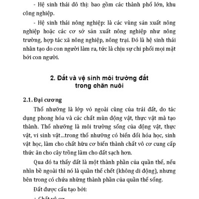 Nông Nghiệp Xanh, Sạch - Vệ Sinh Môi Trường Trong Chăn Nuôi (Tái bản 2025)