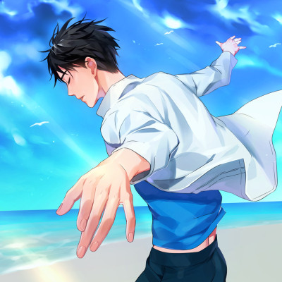 Tranh poster Yuri On Ice khổ A4 combo 5 tấm khác nhau 