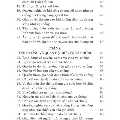 Các tình huống thường gặp trong lĩnh vực hôn nhân và gia đình - bản in 2024
