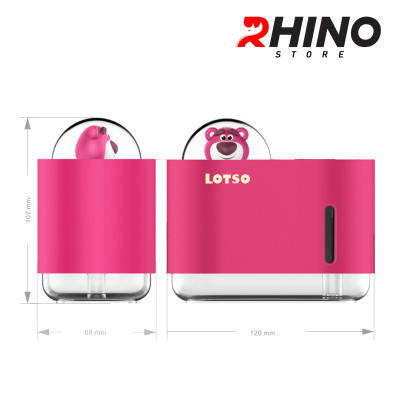 Máy phun sương tạo ẩm Rhino H905, dung tích 300ml, tích hợp đèn ngủ hàng chính hãng