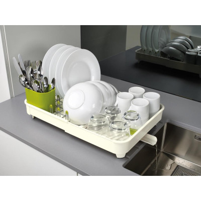 Kệ để chén đĩa cao cấp Joseph Joseph Trắng 850710 - Extend Expandable Dish Drainer